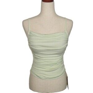 OGL Eco-SkinKiss Adjustable Straps Side Ruched New Airy Brami Tank Size Small